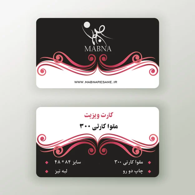 کارت ویزیت کارتی 500تایی
